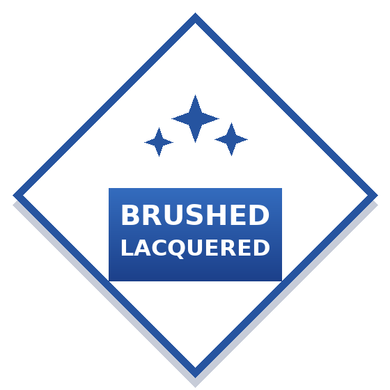 Brushed Lacquered Finish