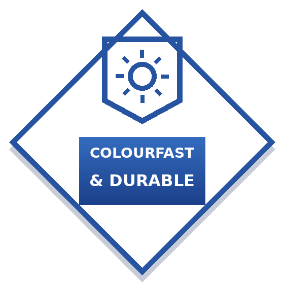 Colourfast and made to last.