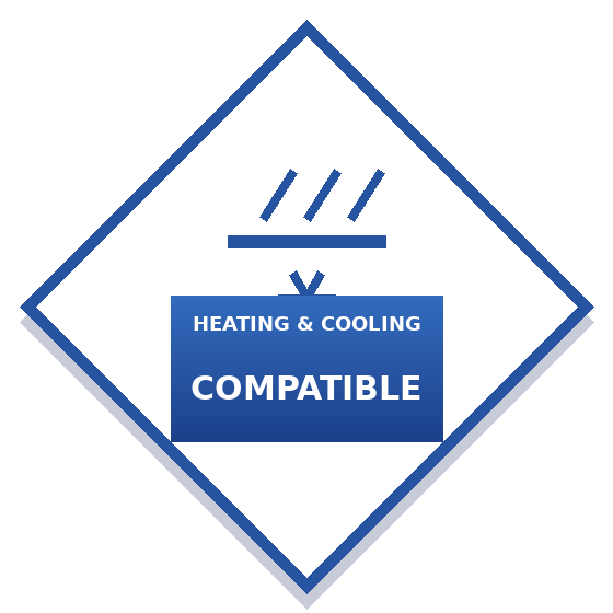 Floor Heating & Cooling Compatible