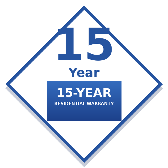 15-Year Residential Warranty